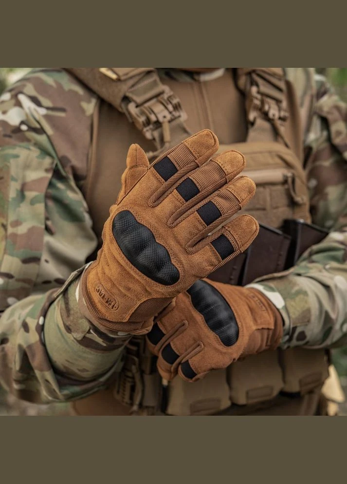 Тактические перчатки со встроенной защитой Assault Tactical Mk.6 Coyote ( ) Размер M-TAC (317202796)