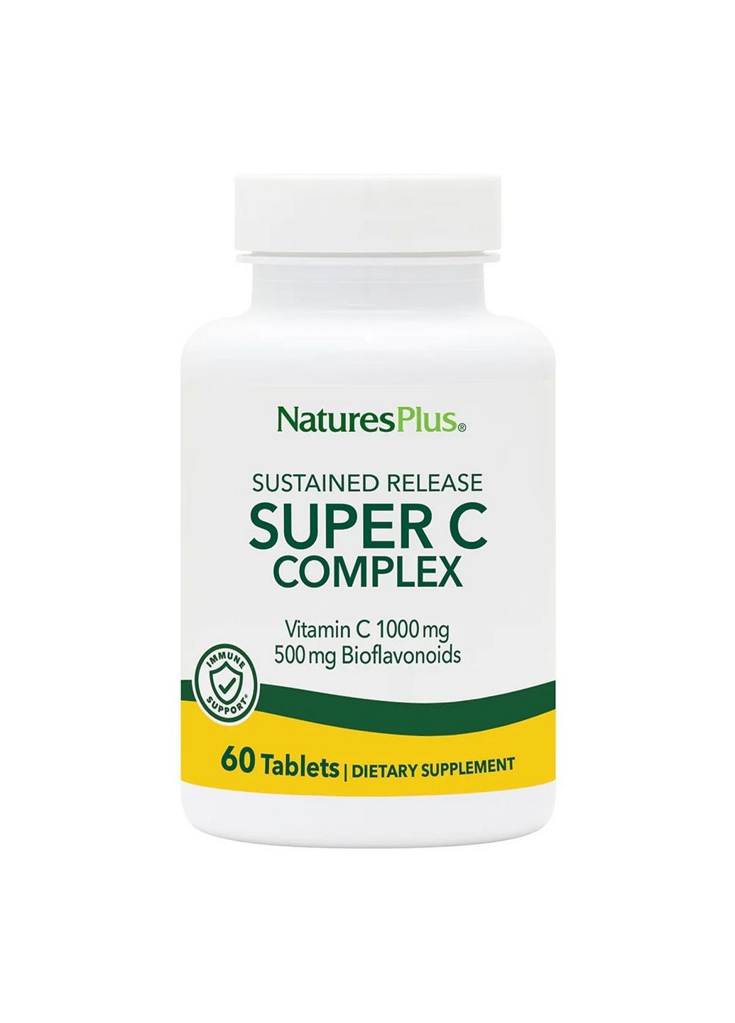 Витамины и минералы Super C Complex Sustained Release, 60 таблеток Natures Plus (293341148)