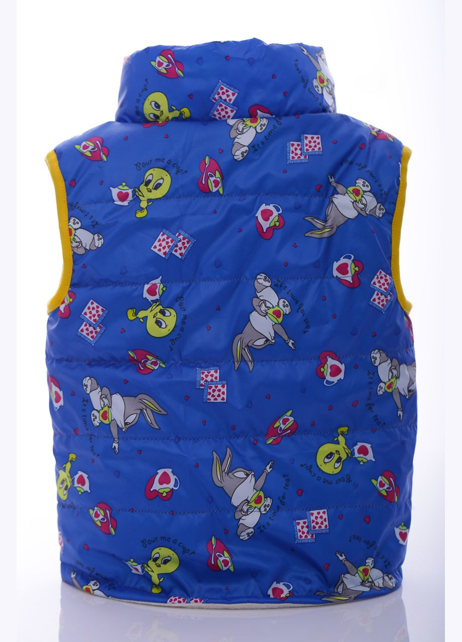 Жилетка для мальчика на флисе Rabbit электрик синяя 92 см (43235) BABYKROHA (297199902)