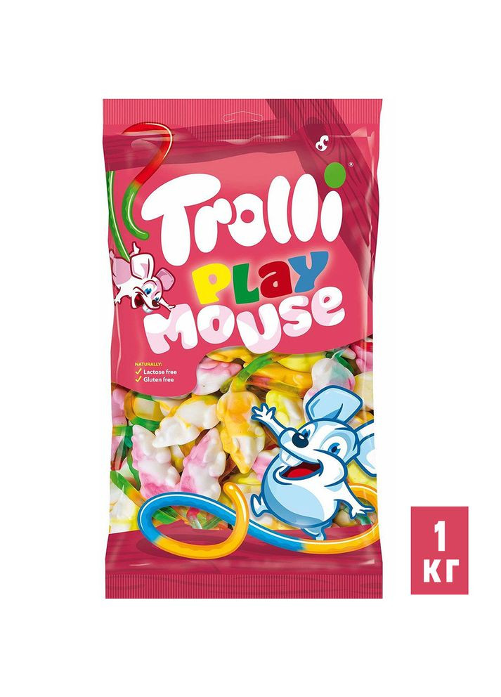 Цукерки желейні Play mouse 1 кг. Trolli (349812536)