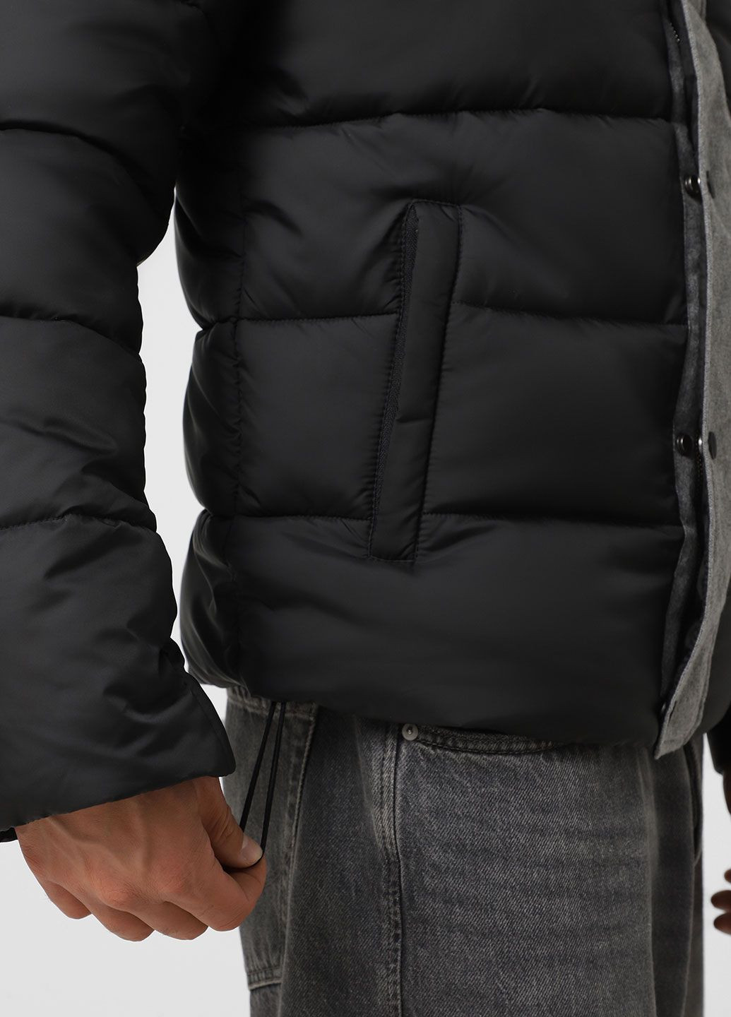 Сірий зимній Пуховик Astoni