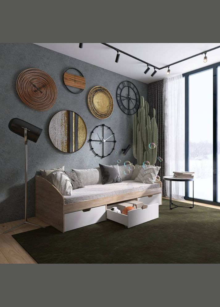 Выдвижные ящики 3 штуки для кровати Комфорт 3 61х55х21 см (EVR-5734) Еверест (322613438)