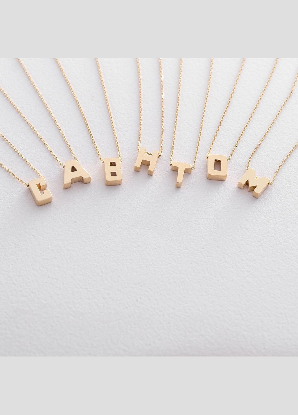 Золотое колье буква Т кол01164Т 45 Oniks (355343950)