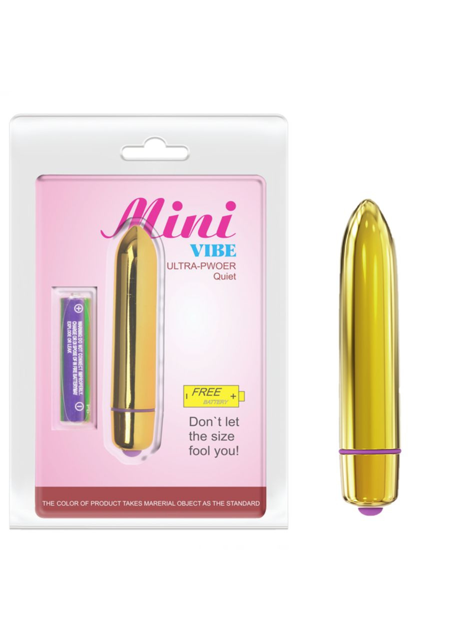 Вибропуля золотистая "Mini vive" LyBaile (301510038)