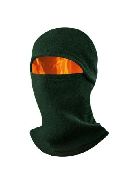 Подшлемник теплый флис зимний зеленый хаки No Brand (363318078)