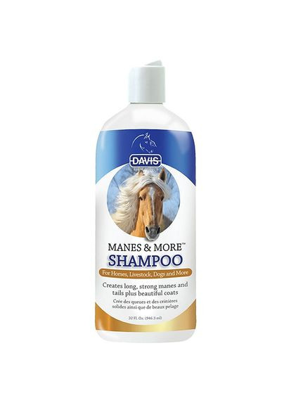 Шампунь для ухода за шерстью собак и лошадей Manes & More Shampoo 946 мл (87717900168) Davis (293276900)