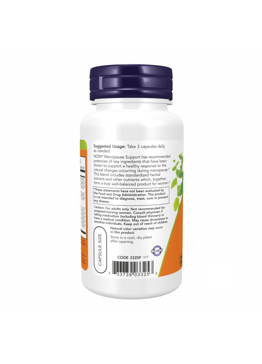 Menopause Support, 90 вегетаріанських капсул Now Foods (347600524)