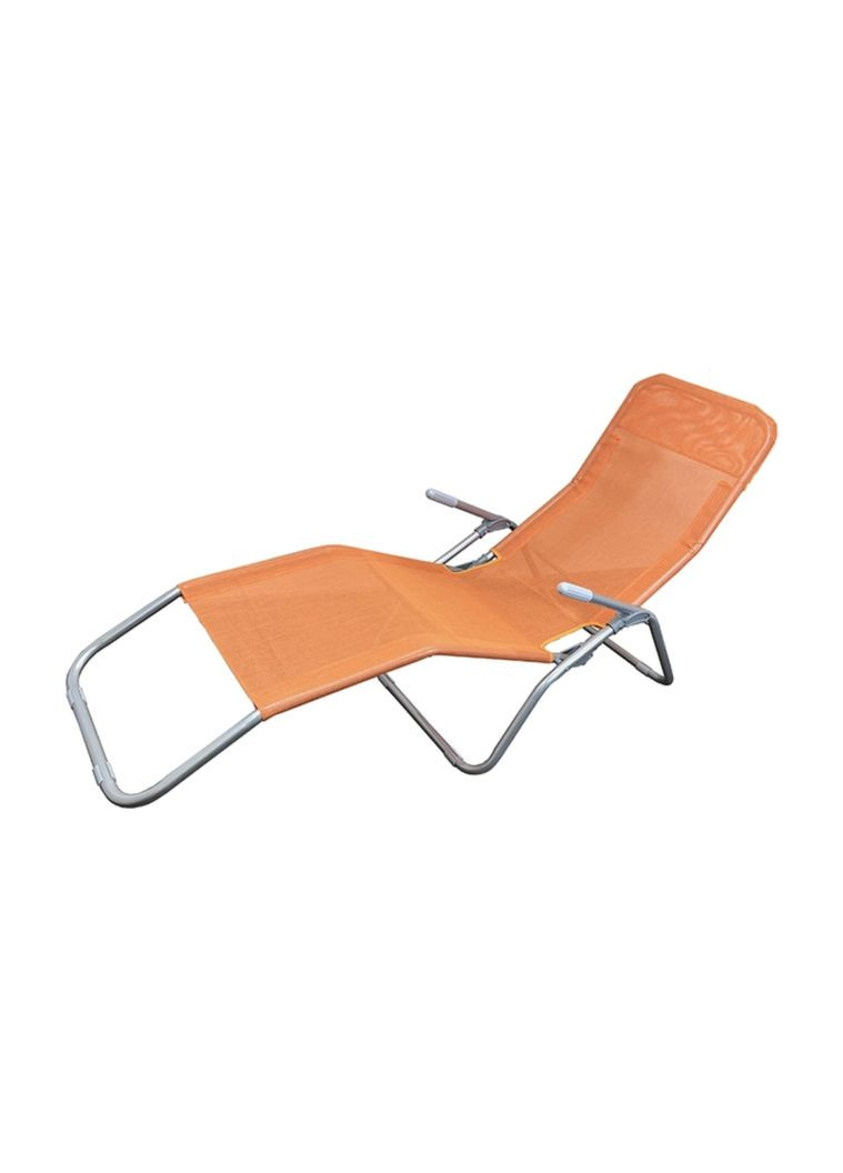 Кресло-шезлонг раскладной оранжевый Jumi (361952122)