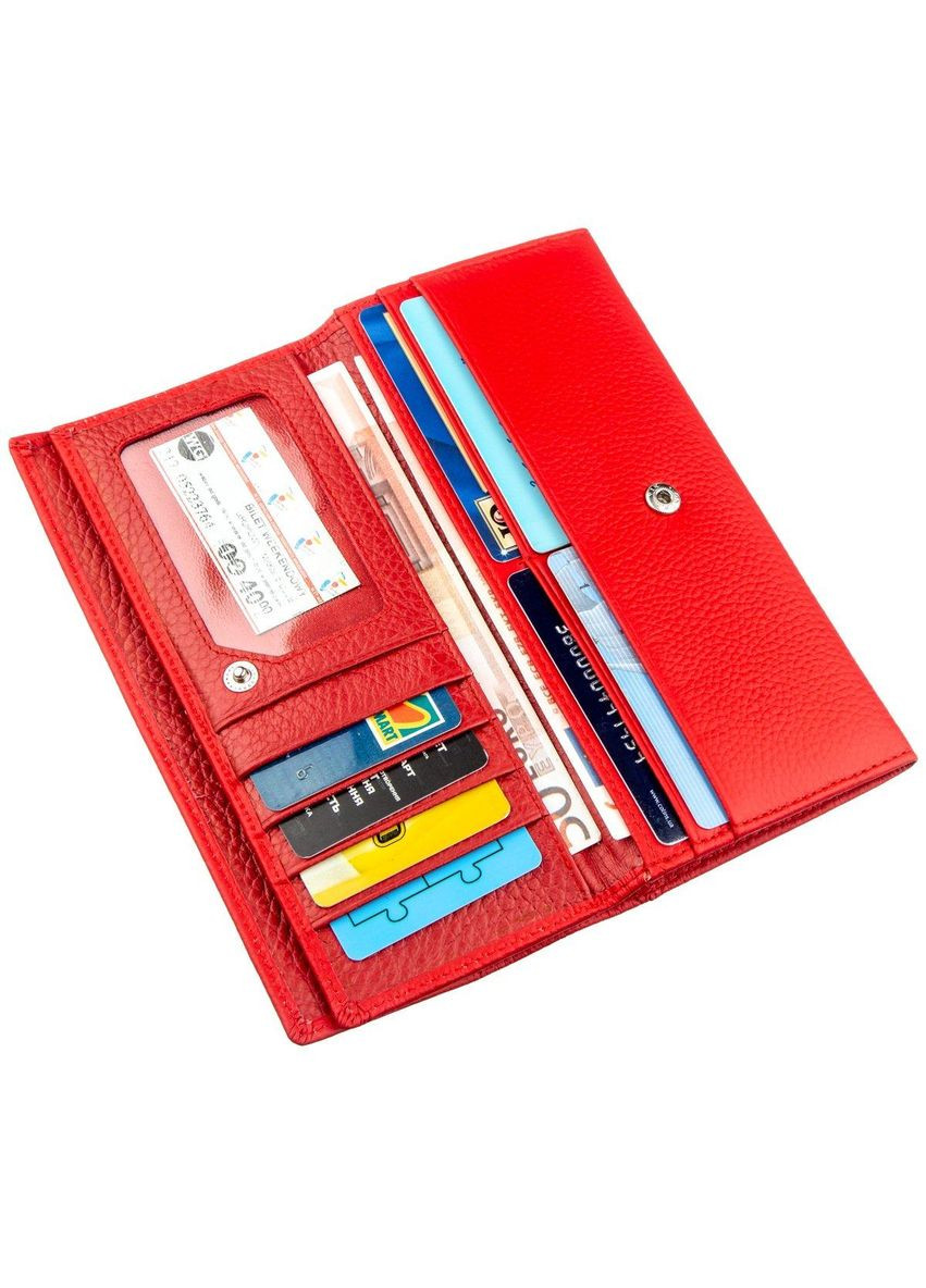 Яркий женский кошелек на кнопке 18954 st leather (316087184)