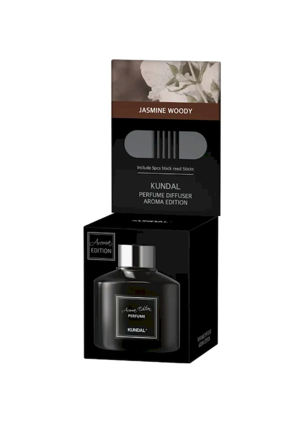 Аромадиффузор для машины Perfume Car Diffuser Aroma Edition Jasmine Woody "Жасминовое дерево", 75 мл Kundal (314795598)