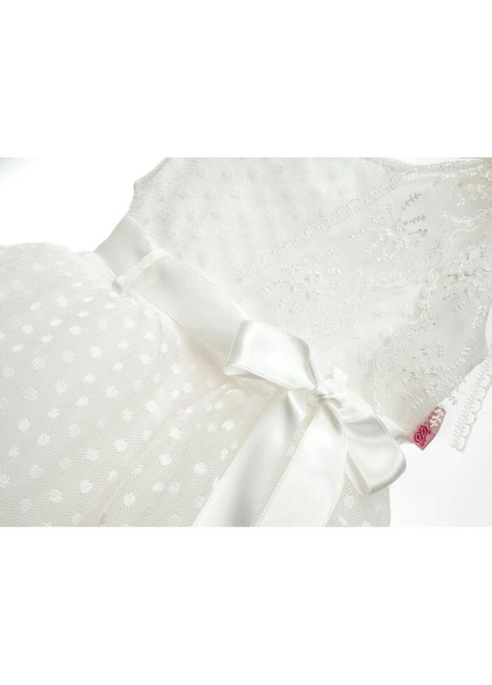 Комбинированное платье tivido праздничное с украшением (1865-92g-cream) Breeze (300624849)