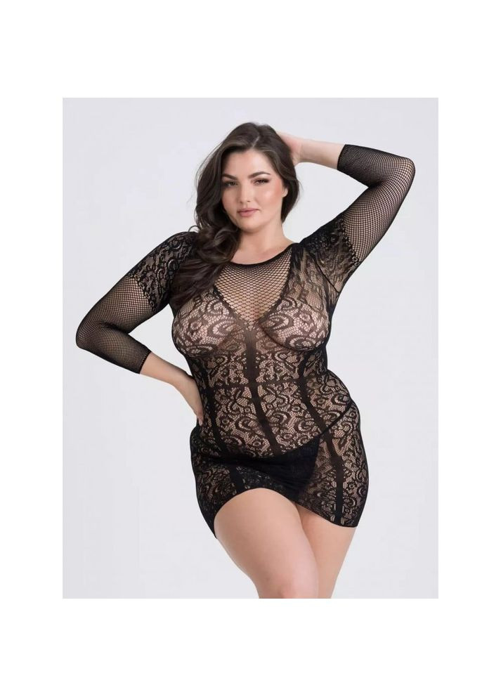 Сексуальна мереживна сукня Captivate Plus Size Black Fifty Shades of Grey (334709512)