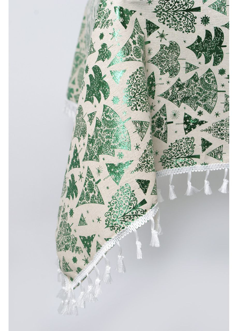 Скатертина New Year зелена 140*140 Iris Home (288536732)