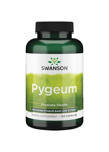 Поджеум кора и экстракт, Pygeum, 120 капсул Swanson (364311193)
