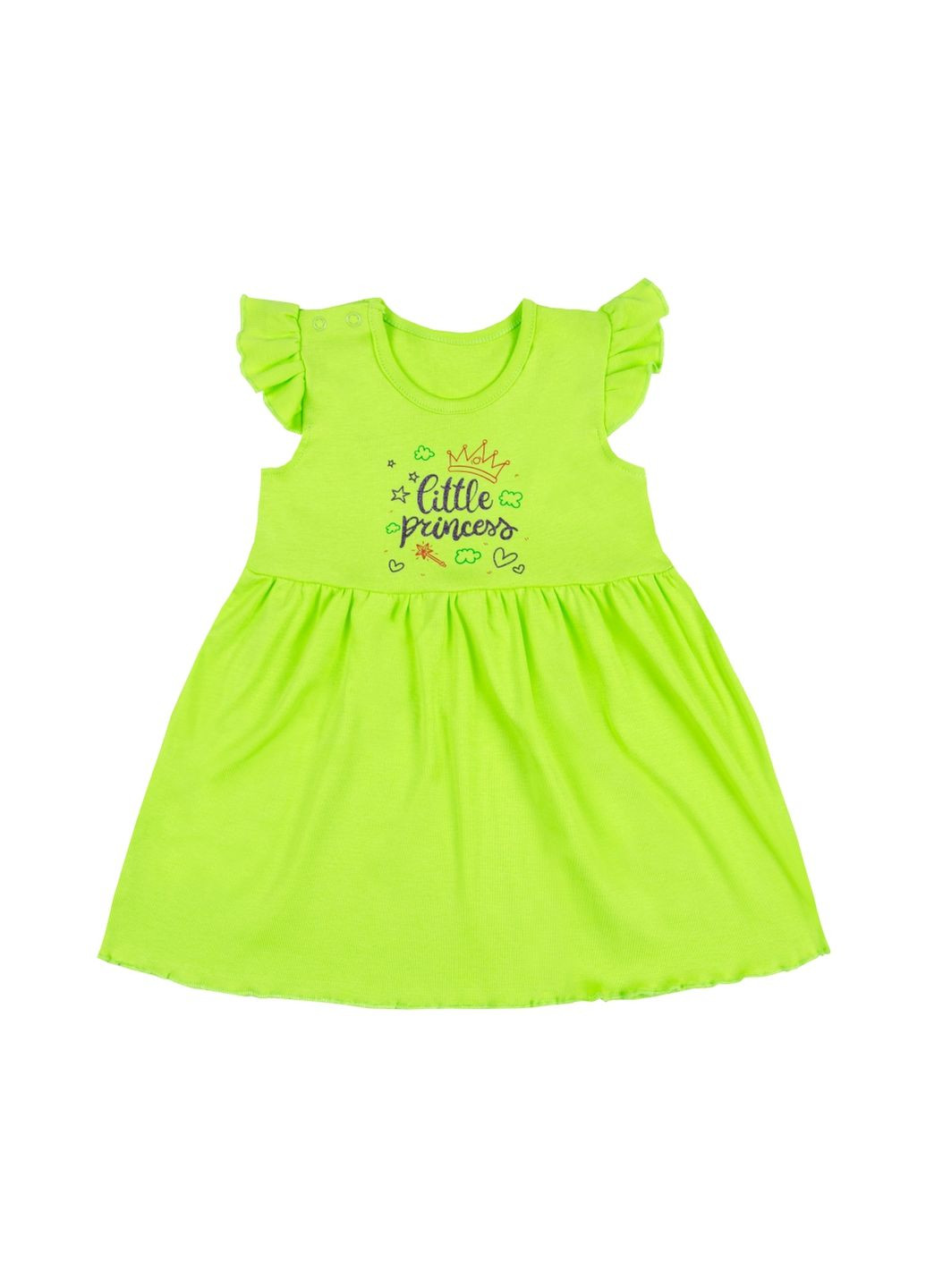 Салатова сукня для дівчинки pl-25-3 літня GABBI (333653695)