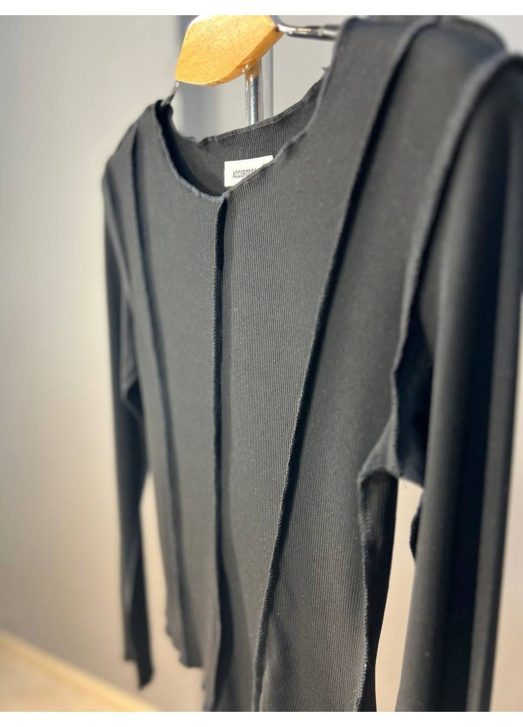 Водолазка женская 20530 лонгслив вывернутые швы рубчик Accorddream (303283147)