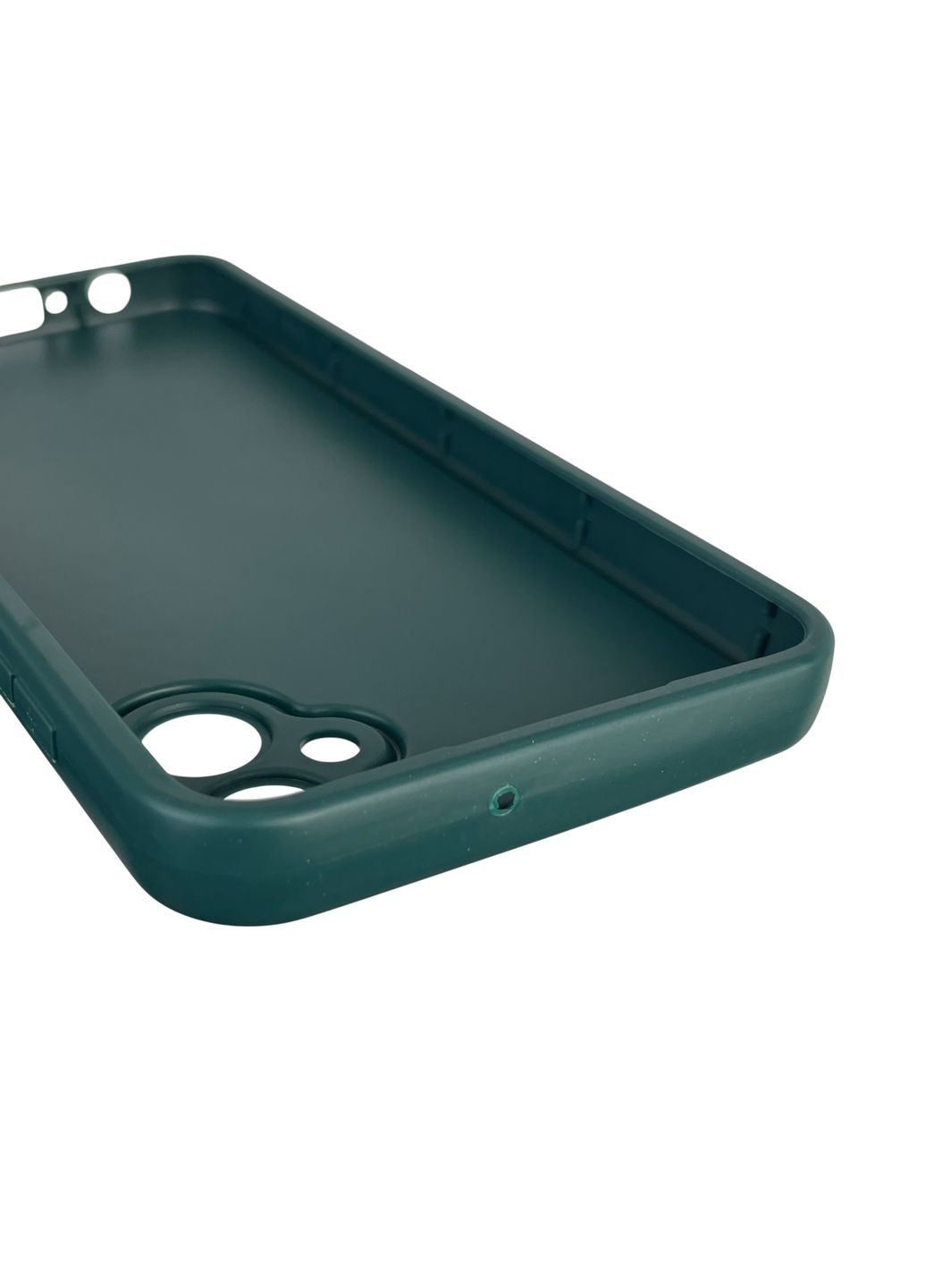 Чохол силіконовий Soft Touch для Galaxy A05 (SM-A055) темно-зелений (Повний захист камери) Samsung (366389261)