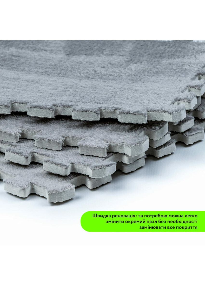 Пол-пазл плюшевый 30*30*1cm (D) SW-00002080 Sticker Wall (300242107)