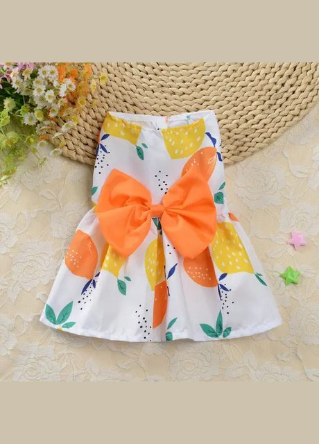 Платье для собак с принтом лимон XL No Brand (305834559)