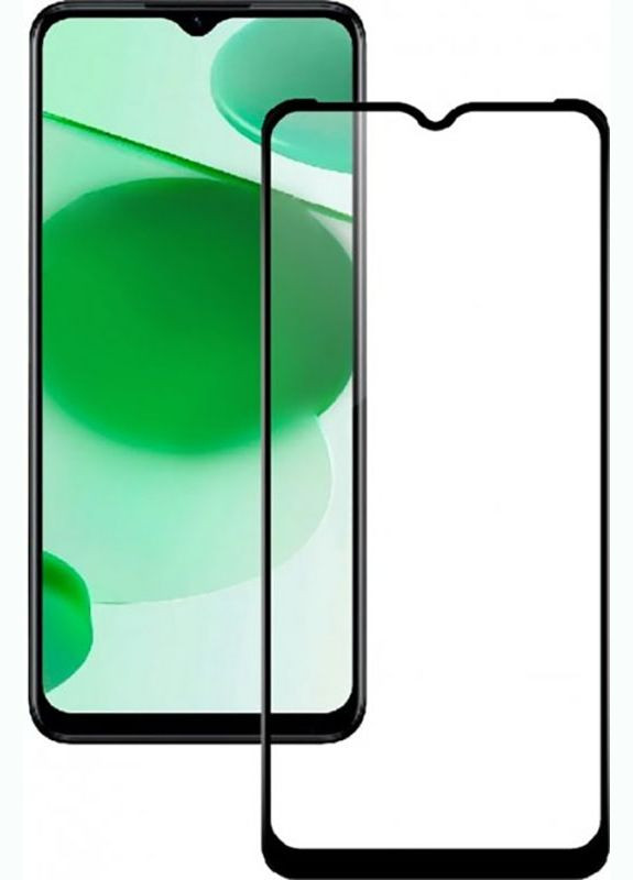 Защитное стекло 5D Full Cover Tempered Glass Realme C35 Black Toto (298994586)