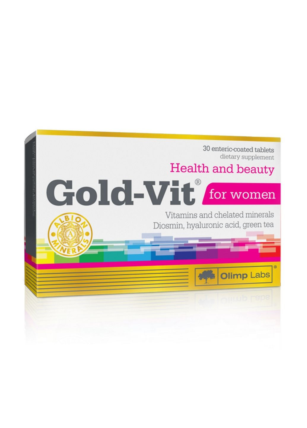 Витамины и минералы Gold Vit for Women, 30 капсул Olimp (293338136)