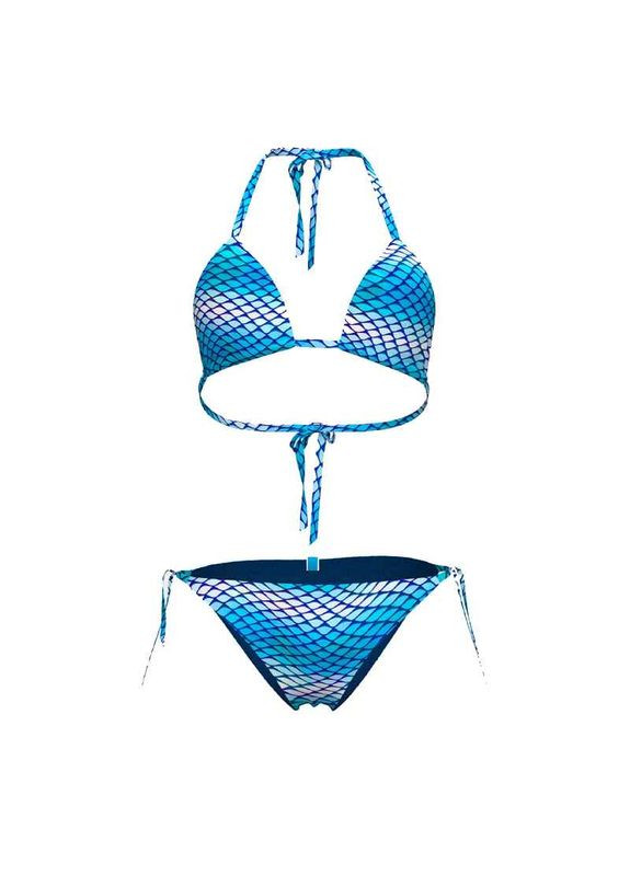 Комбинированный демисезонный купальник water print string bikini tria (007075-801) Arena