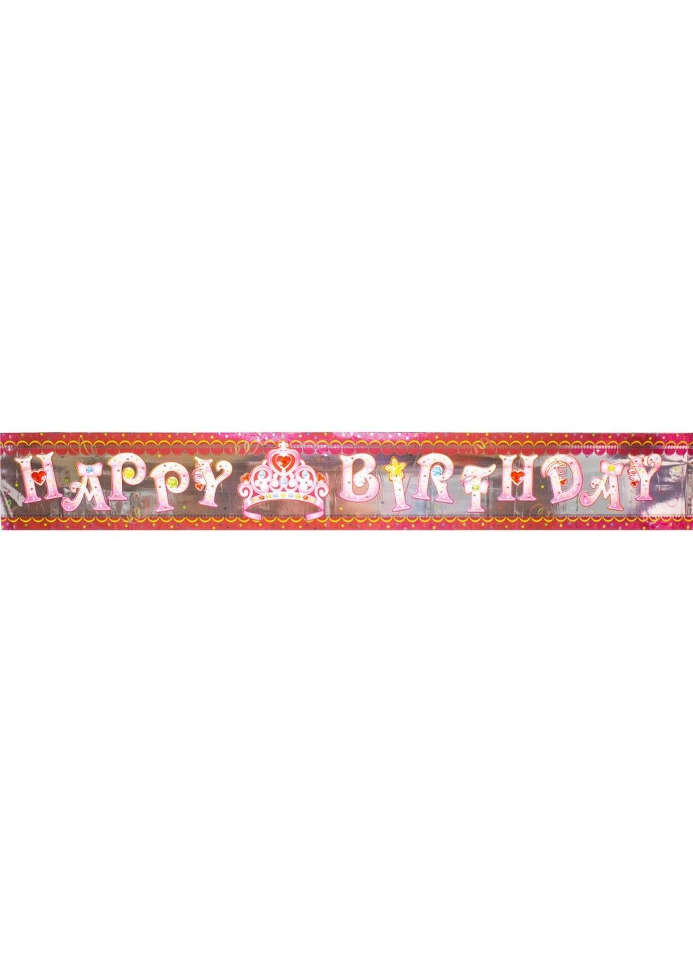 Гирлянда-баннер " " /MX430127/ "Princess "Happy Birthday"" 12,5х360 см (1/24) Maxi (393555385)