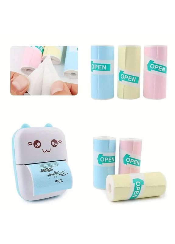 Набір кольорового паперу для термопринтера, 3 рулони China (358500951)