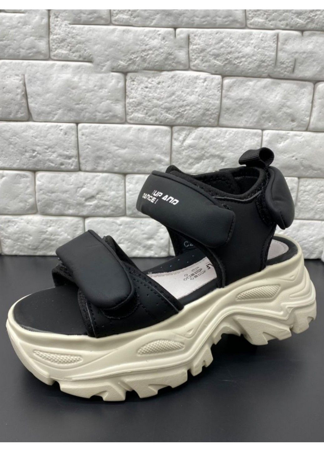 Черно-белые босоножки cp20493-6 Jong Golf