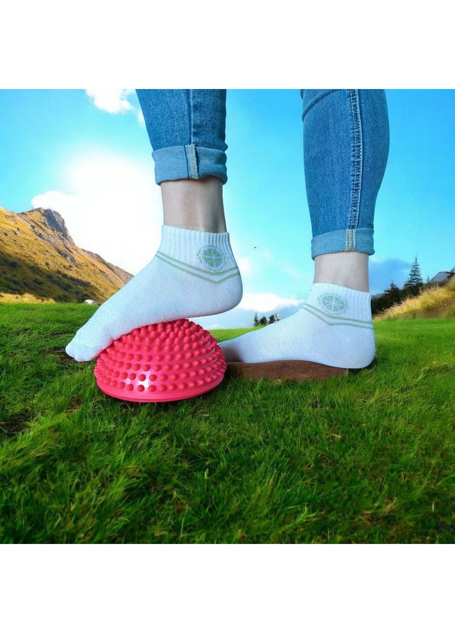 Массажная полусфера «Ежик» YJ-D2-red SNS (361034176)