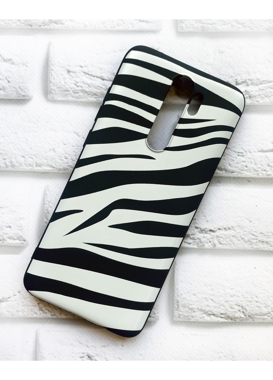Силіконовий чохол на Xiaomi Redmi Note 8 Pro рельєфний дизайн Зебра принт 91 Чорний Remax (359490909)