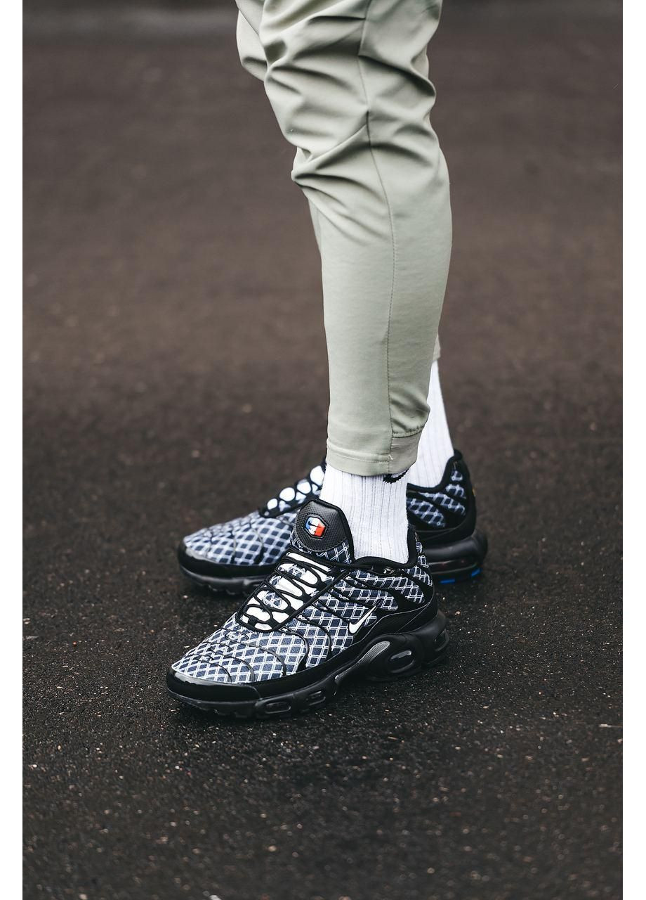 КРОСІВКИ ЖІНОЧІ NIKE AIR MAX PLUS TN FRANCE НАЙК АІР МАКС ТН ПЛЮС No Brand білі демісезони (367167152)