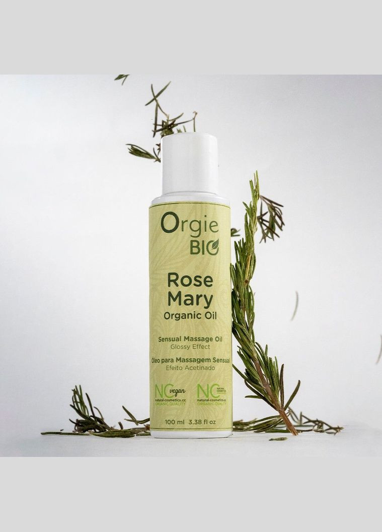 Массажное масло Bio Rosemary Organic Oil (100 мл), органическая, веганская формула Orgie (317268245)