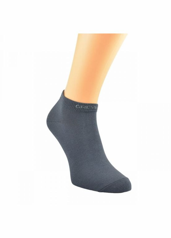 Серебряные носки зимние утепленные махровые низкие темно-серый 44-46 Greyhound (306406752)