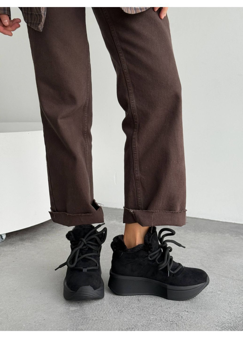 Зимние кроссовки Helen чёрные зима (368066813)