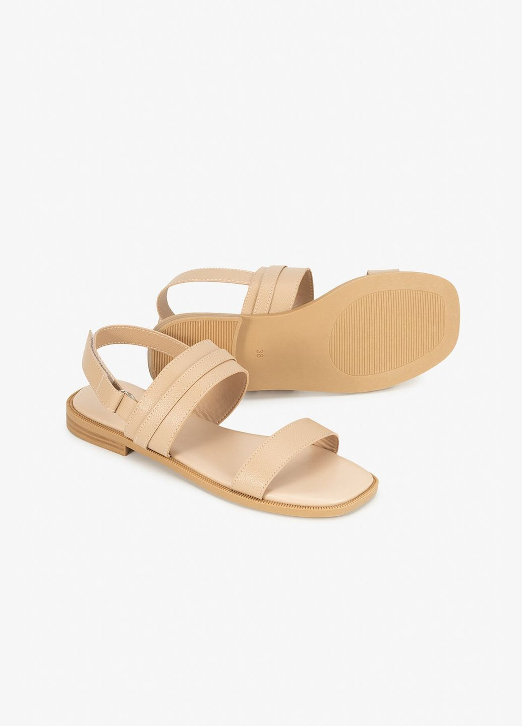 Бежевые босоножки женские ch10-2 бежевый shop (2000991027954) Stepln
