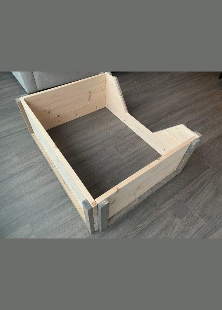 Лежак деревянный для собаки из дерева Карпелан 80х60 бланже (ЛЖК-0011201) No Brand (328450299)