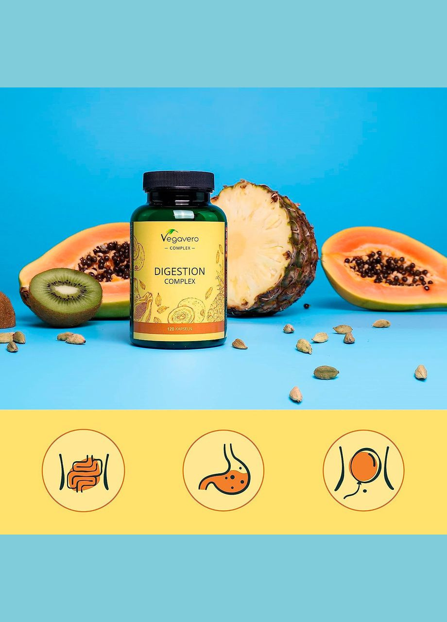 Комплекс папайи (Papain Complex)® 120 капсул Vegavero (299717752)