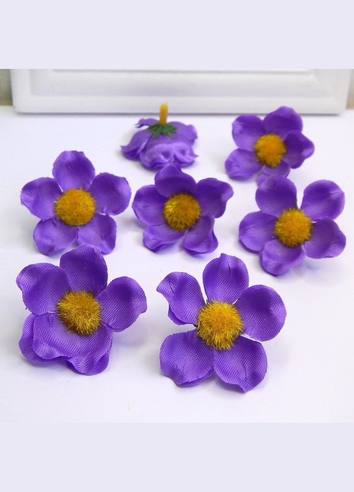 Искусственный цветок Яблони, атлас, 3,5 см, сиреневый No Brand (340484149)