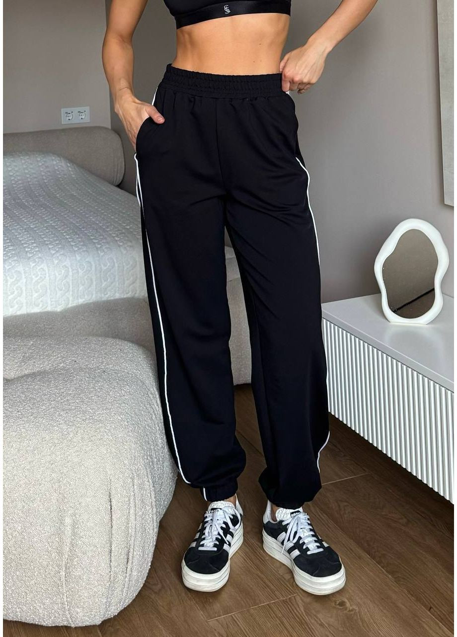 Стильные брюки с акцентными кантами Україна (360898742)