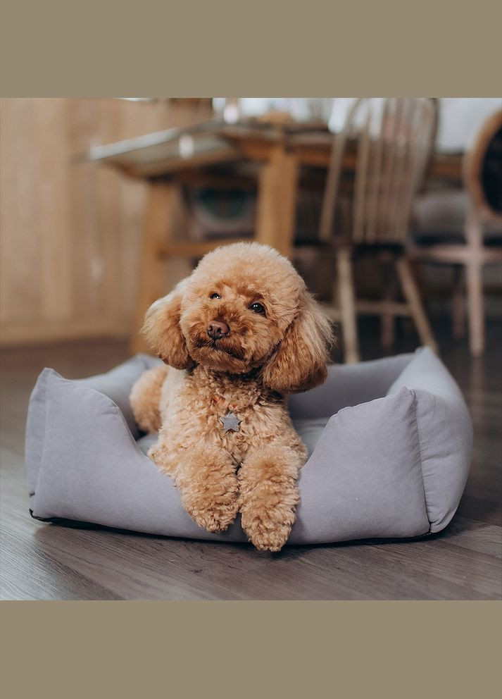 Лежак для собак Dominic 55 х 45 x 15 см Grey Rock (D2147/55) Noble Pet (363057845)