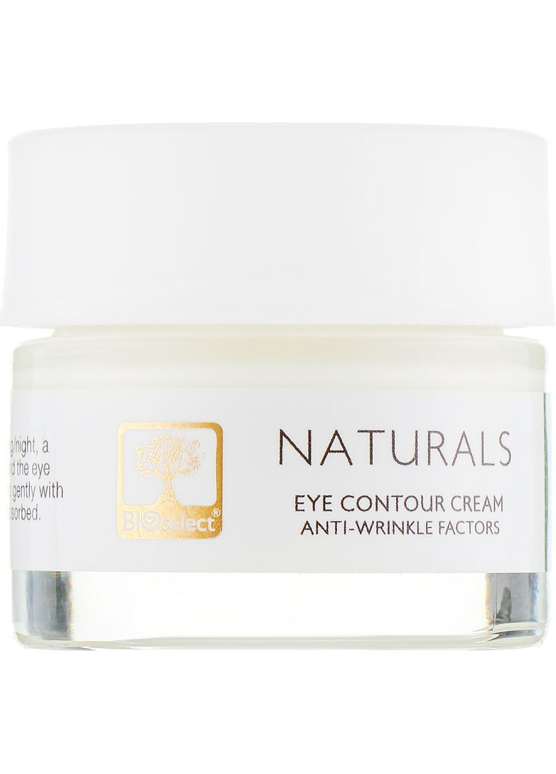 Крем проти зморшок для шкіри навколо очей Naturals Eye Contour Cream 30ml (578425-5260) Bioselect (368622531)