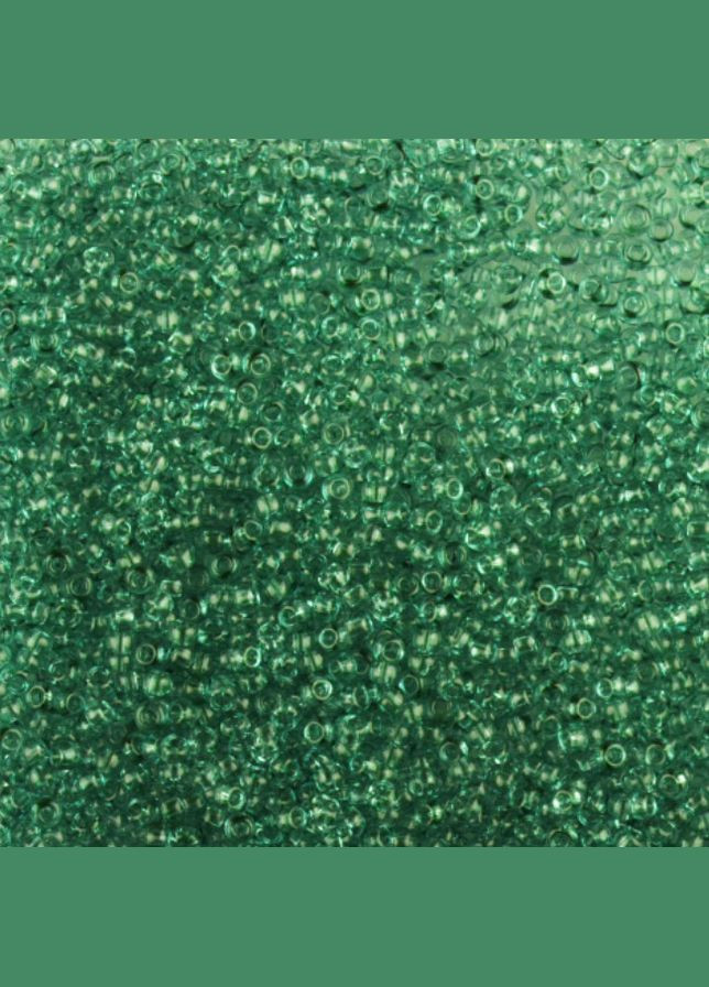 Бисер чешский Preciosa 01662, кристаллический прозрачный, зеленый (10 г) No Brand (340483943)