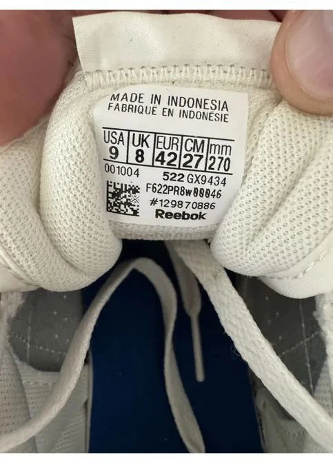 Белые court peak gx9434 Reebok