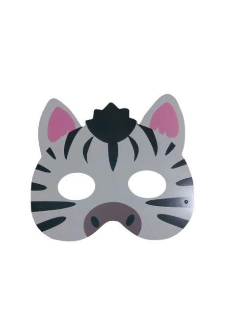 Дитяча маска Зебра картон one size різнобарвний Jannet Маска (317242216)