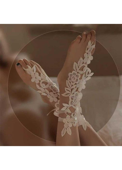 Мереживні квіткові гольфи з зав'язками XS-L (1,2,3,4) No Brand (368892635)