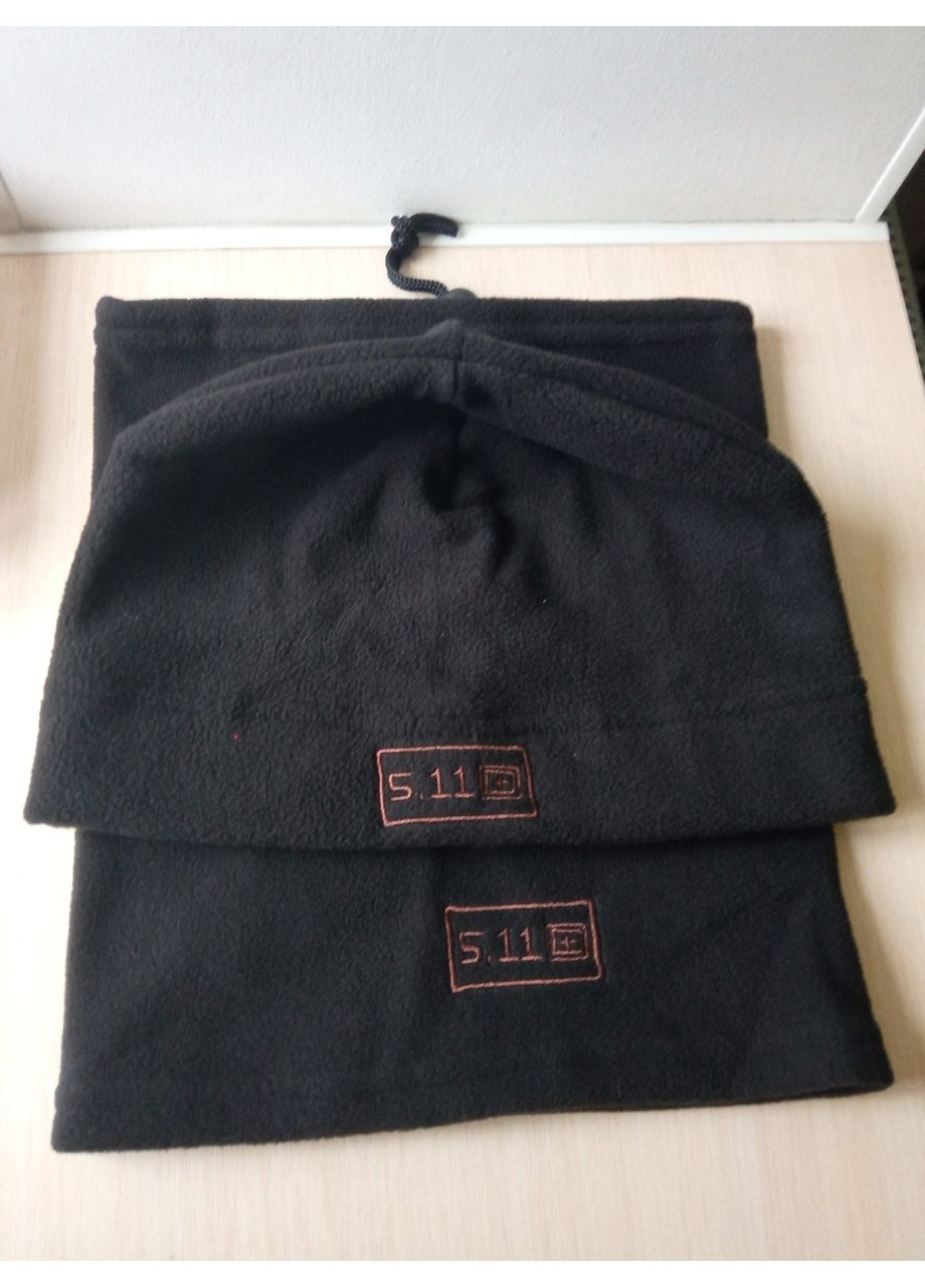 Шапка и баф зимний,тактический флисовый комплект 5.11 Tactical (366547310)