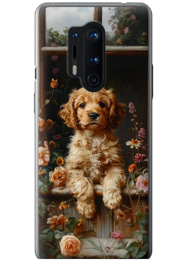 Силіконовий чохол 'Цуценя cocker spaniel' для Endorphone OnePlus 8 Pro (292253603)