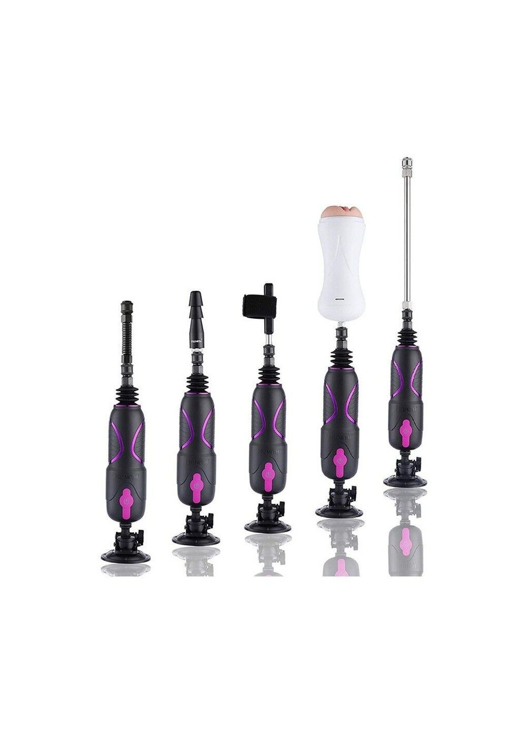 Набір адаптерів для секс-машин Luxury Kit - KlicLok System Set Hismith (316231755)