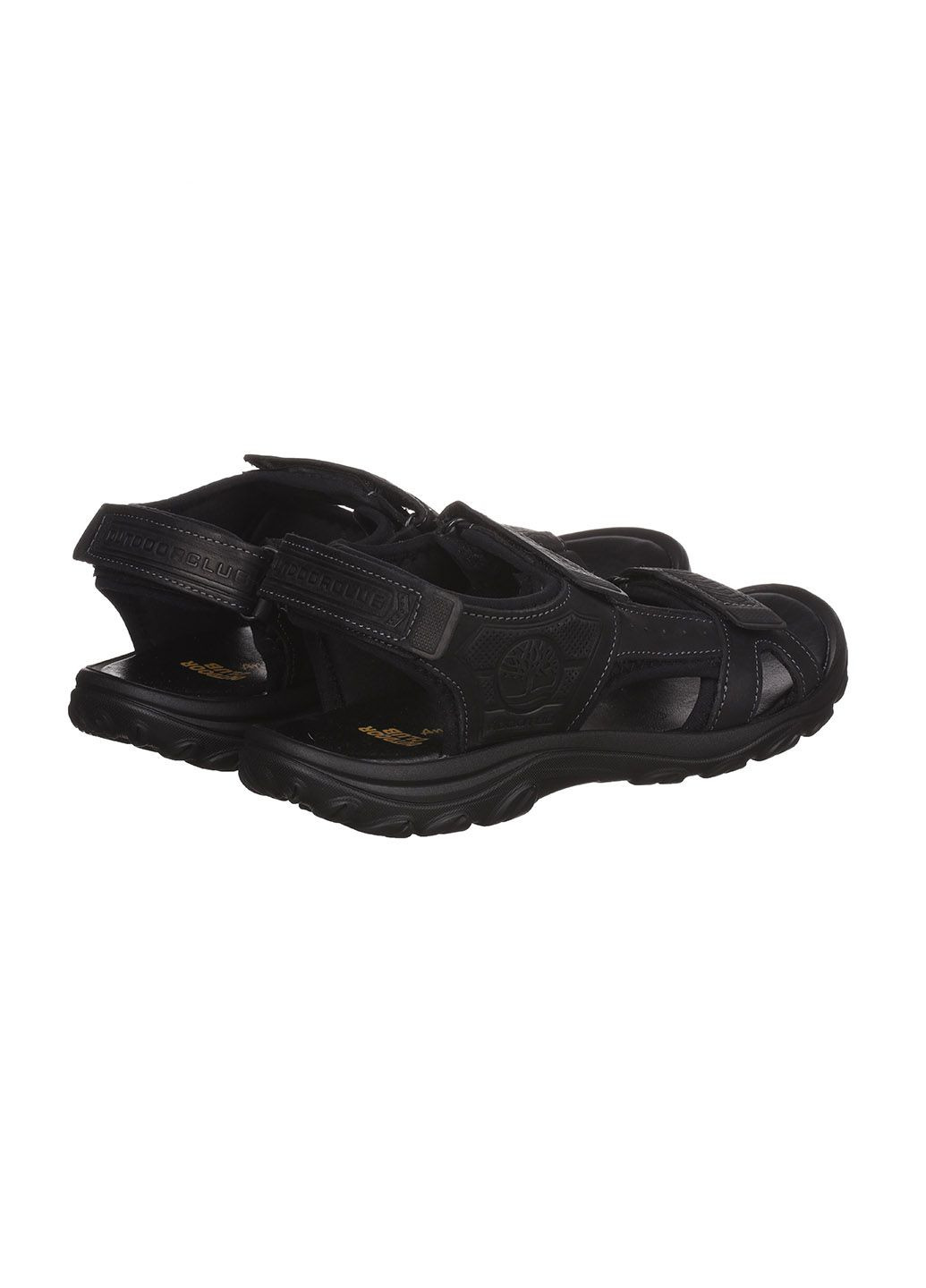 Повседневные мужские сандали из кожи 10а1 Andante на липучке